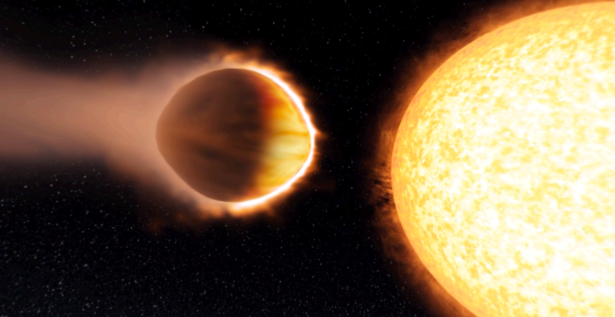 Evaporating hot Jupiter still image
